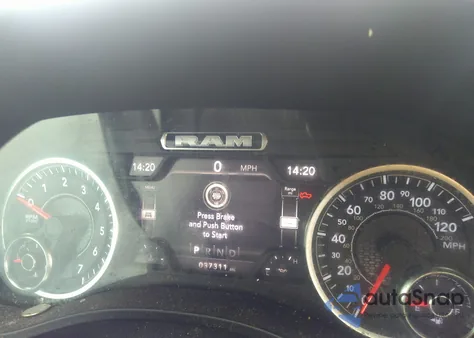 2022 Ram 1500 Big Horn Quad Cab 4X4 6'4 Box from USA, damaged, VIN 1C6SRFBT9NN133074